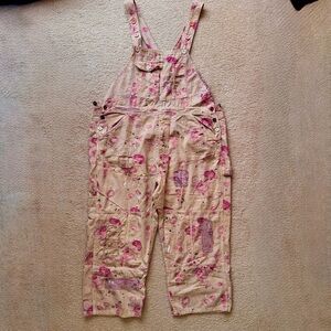 MAGNOLIA PEARL-Floral Print Overalls